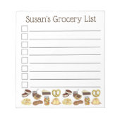 Pennsylvania Dutch Amish Food Grocery to do List Notitieblok (Voorkant)