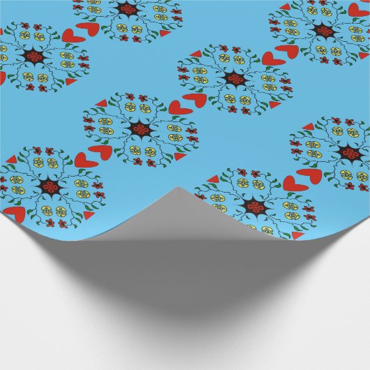 Pennsylvania Dutch Cadeaupapier (Hoek)