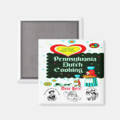 "PENNSYLVANIA Dutch COOKERY" Magneet (Voorkant / Achterkant)