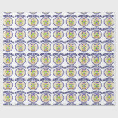 Pennsylvania Dutch, Delft Windmill Design Cadeaupapier (Vlak)
