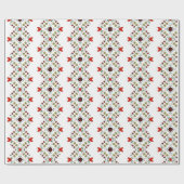 Pennsylvania Dutch Folk-Art Hex Cadeaupapier (Vlak)