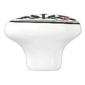 Pennsylvania Dutch Hex Sign Birds Keramische Knop (Zijkant)