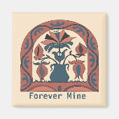 Pennsylvania Dutch Hex Sign., geef tekst Magnet ui (Voorkant)