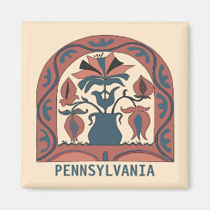 Pennsylvania Dutch Hex Sign. Magneet