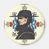 Pennsylvania Dutch Hex Sign Magneet (Voorkant)