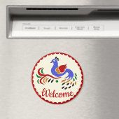 Pennsylvania Dutch Hex Sign. Magneet (Insitu (Vaatwasser))