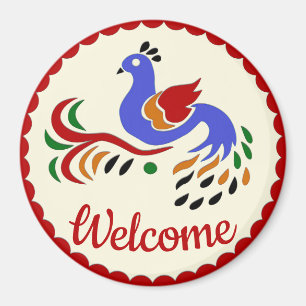 Pennsylvania Dutch Hex Sign. Magneet