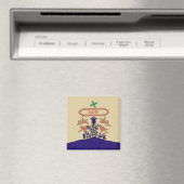 Pennsylvania Dutch Hex Sign. Voeg namen toe Magneet (Insitu (Vaatwasser))