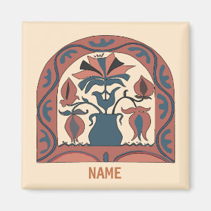 Pennsylvania Dutch Hex Sign. Voeg namen toe Magneet