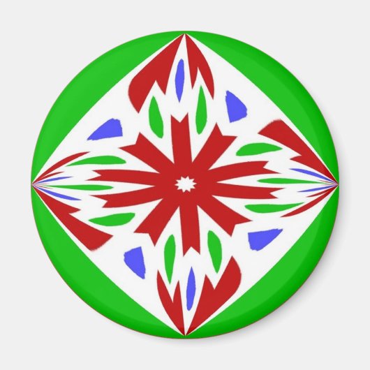 Pennsylvania Dutch Hex Sign Welkom Magneet (Voorkant)