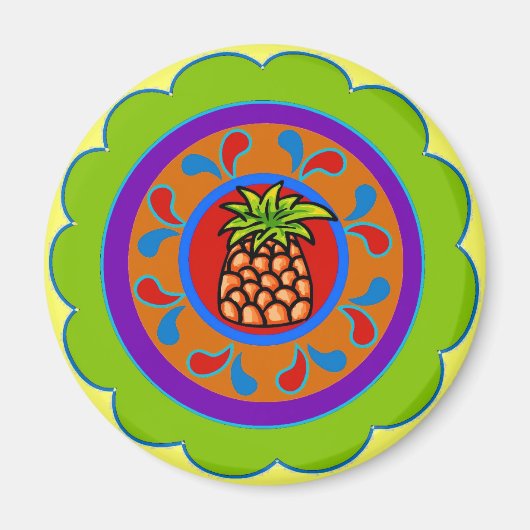 Pennsylvania Dutch Hex Sign Welkom Magneet (Voorkant)