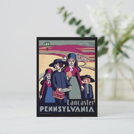 Pennsylvania Dutch, Lancaster, Oostenrijk Briefkaart (Staand voorkant)