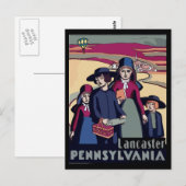 Pennsylvania Dutch, Lancaster, Oostenrijk Briefkaart (Voorkant / Achterkant)