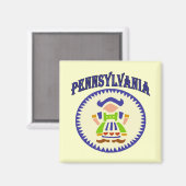 Pennsylvania Dutch Magneet (Voorkant / Achterkant)