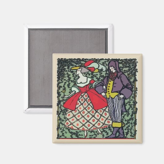 Pennsylvania Dutch, Punch en Judy Magneet (Voorkant / Achterkant)