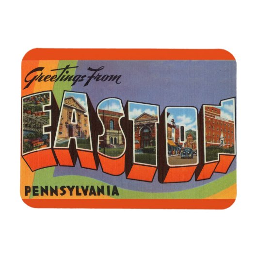Pennsylvania, Easton Magnet Magneet (Horizontaal)
