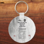 Pennsylvania en New York Central Railroad Merger Sleutelhanger (Voorkant)