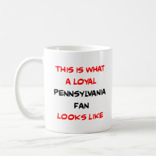 Pennsylvania-fan, trouwe koffiemok