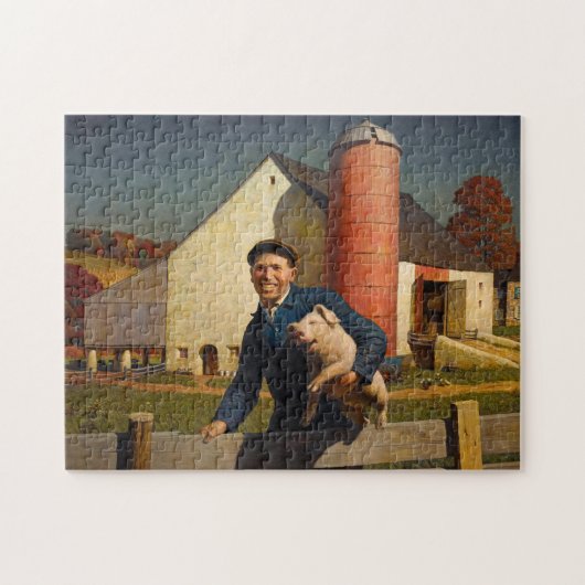Pennsylvania Farmer, 1943, ingediend door Newell C Legpuzzel (Horizontaal)
