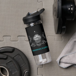 Pennsylvania Fitness & Pennsylvania wapen Waterfles