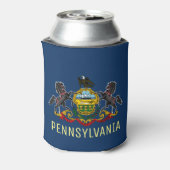 Pennsylvania Flag Blikjeskoeler (Blikje Achterkant)
