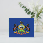 Pennsylvania Flag Briefkaart (Staand voorkant)