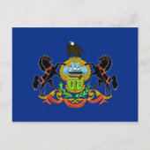 Pennsylvania Flag Briefkaart (Voorkant)