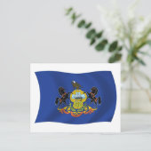 Pennsylvania Flag Briefkaart (Staand voorkant)