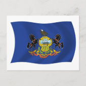 Pennsylvania Flag Briefkaart (Voorkant)
