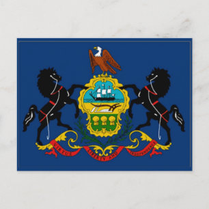 Pennsylvania Flag Briefkaart