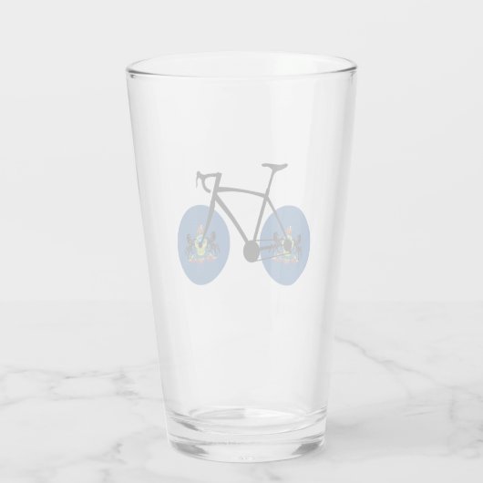 Pennsylvania Flag Cycling Glas (Achterkant)