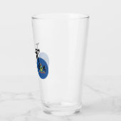 Pennsylvania Flag Cycling Glas (Links)