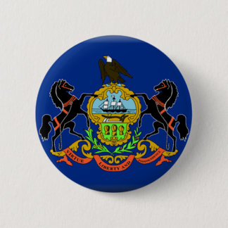 Pennsylvania Flag Ronde Button 5,7 Cm