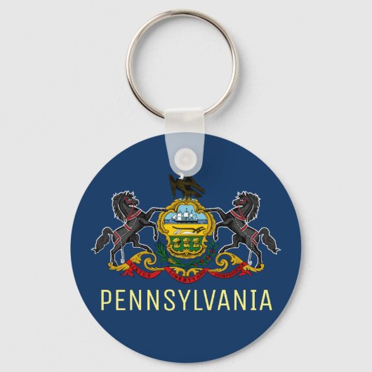 Pennsylvania Flag Sleutelhanger (Voorkant)