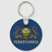 Pennsylvania Flag Sleutelhanger (Achterkant)