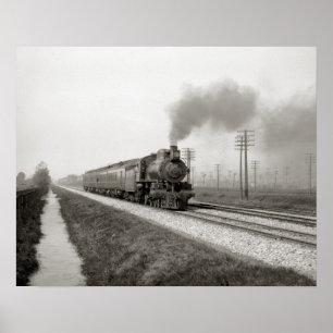 Pennsylvania Flyer, 1906.  foto Poster