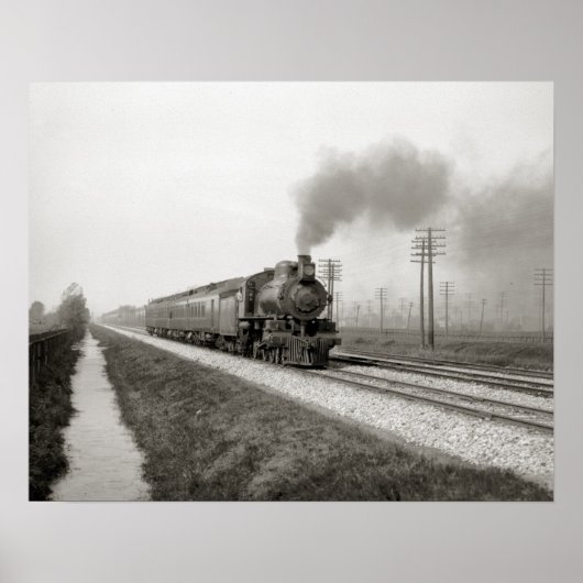 Pennsylvania Flyer, 1906.  foto Poster (Voorkant)