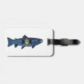 Pennsylvania Forel Visvangst Bagagelabel (Achterkant horizontaal)