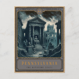 Pennsylvania | Gotische kunst Briefkaart