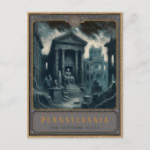 Pennsylvania | Gotische kunst Briefkaart (Voorkant)
