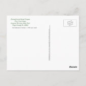 Pennsylvania Grand Canyon Briefkaart (Achterkant)