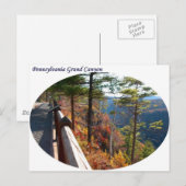 Pennsylvania Grand Canyon Briefkaart (Voorkant / Achterkant)