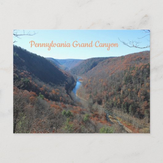 Pennsylvania Grand Canyon Briefkaart Adventure PA (Voorkant)