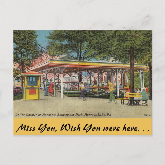 Pennsylvania, Hanson Amusement Park Briefkaart (Voorkant)