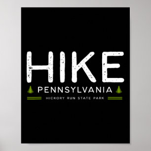 Pennsylvania Hickory Run State Park Wandeltocht Bo Poster