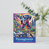 Pennsylvania historische charme iconisch briefkaart (Staand voorkant)
