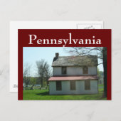 Pennsylvania Historische Home Briefkaart (Voorkant / Achterkant)
