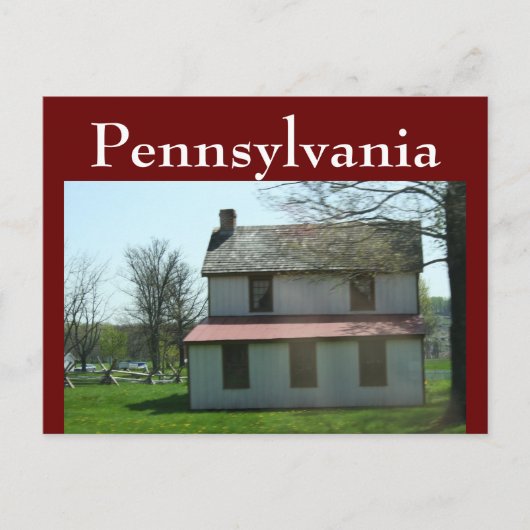 Pennsylvania Historische Home Briefkaart (Voorkant)