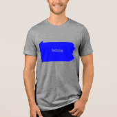 Pennsylvania Home Belong Kaart State Pride Tri-Blend Shirt (Voorkant)