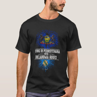 Pennsylvania Home Oklahoma Roots State Tree-vlag T-shirt